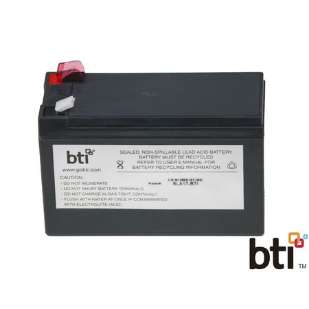 BATTERY TECHNOLOGY Replacement Ups Battery For Apc Rbc-17 RBC17-SLA17-BTI
